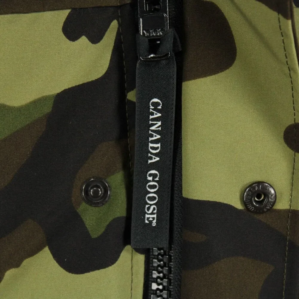 Canada Goose NWT Men's MacMillan Parka Jacket Size XL in Classic Green Camo - Picture 8 of 15